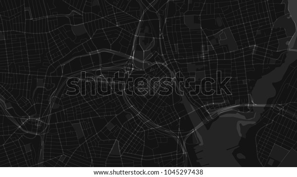 Art Black White Map City Stock Vector (Royalty Free) 1045297438 ...