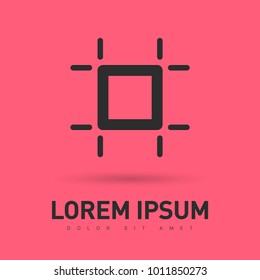 Art board minimal vector icon. Board flat line icon for websites and mobile minimalistic flat design.