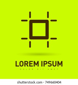 Art board minimal vector icon. Board flat line icon for websites and mobile minimalistic flat design.