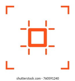 Art board minimal vector icon. Board flat line icon for websites and mobile minimalistic flat design.