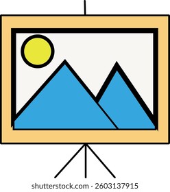 art board vector design icon illustration