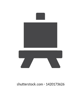 Art board vector icon, simple sign for web site and mobile app.
