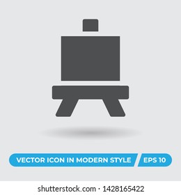 Art board vector icon, simple sign for web site and mobile app.