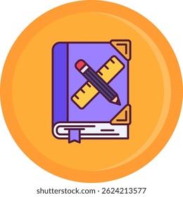 Art book Line vector Icon Design