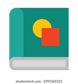 Art Book Vector Flat Icon For Personal And Commercial Use.
