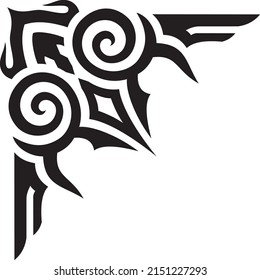 Art border can be used for aesthetic of documents or notes.