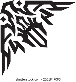 Art border vintage style can be used for script, aesthetic art, card etc
