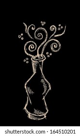 art of bottle drawing simple