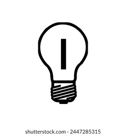 art brainstorm bright bulb drawing light lamp electricity energy isolated glass electric bright power creativity glowing invention flat symbol icon logo design