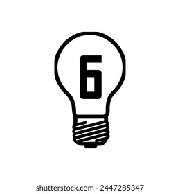 art brainstorm bright bulb drawing light lamp electricity energy isolated glass electric bright power creativity glowing invention flat symbol icon logo design