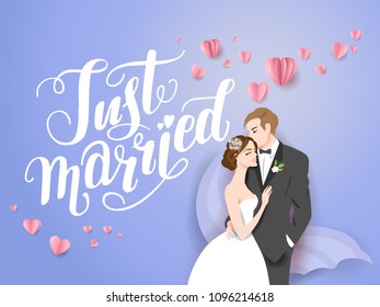 Art of Bride and groom card