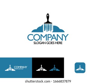 Art Brush Cloud logo pack