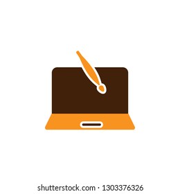 Art, brush icon. Element of Web Optimization icon for mobile concept and web apps. Detailed Art, brush icon can be used for web and mobile