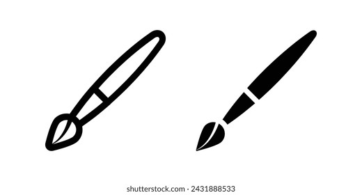 Art brush icon. flat illustration of vector icon