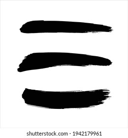 Kunstpinsel auf weißem Hintergrund, schwarz