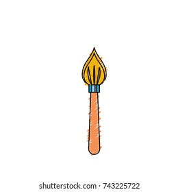 art brush paint object design