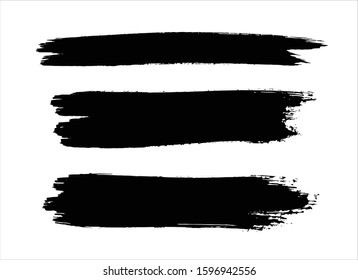 art brush paint stroke background ink black 