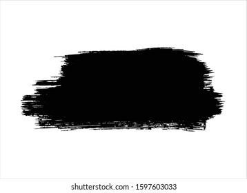 art brush paint stroke background ink black