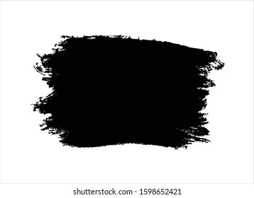 art brush paint stroke background ink black