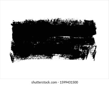 art brush paint stroke background ink black