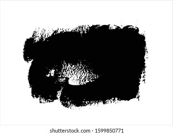 art brush paint stroke background ink black