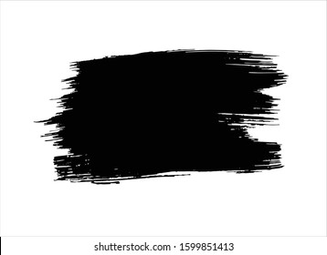 art brush paint stroke background ink black