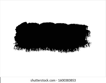 art brush paint stroke background ink black