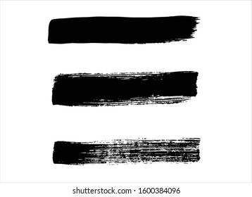 art brush paint stroke background ink black