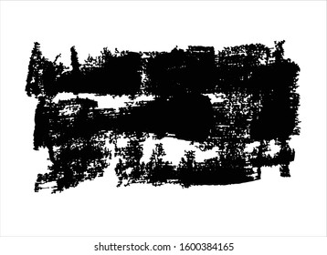 art brush paint stroke background ink black