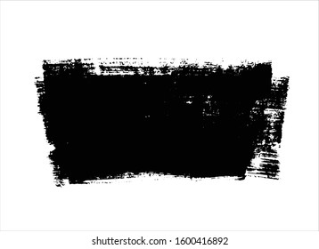 art brush paint stroke background ink black