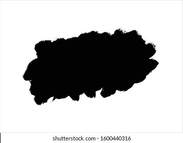 art brush paint stroke background ink black