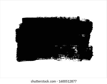 art brush paint stroke background ink black