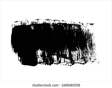 art brush paint stroke background ink black