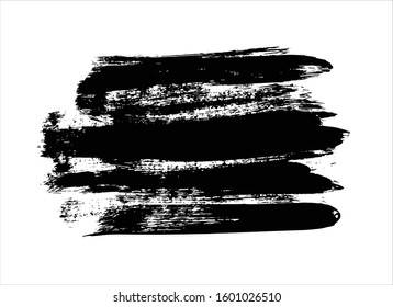 art brush paint stroke background ink black