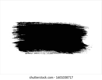 art brush paint stroke background ink black