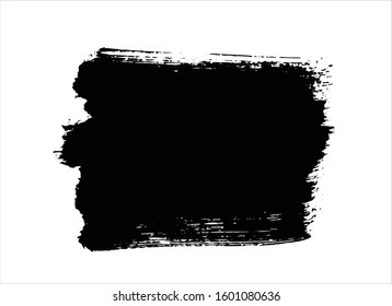 art brush paint stroke background ink black