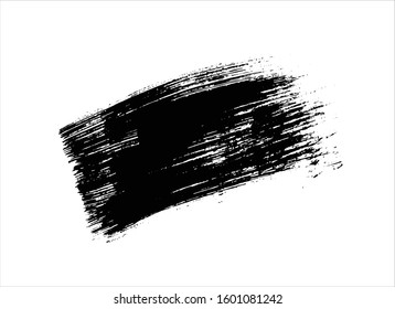 art brush paint stroke background ink black
