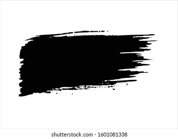 art brush paint stroke background ink black