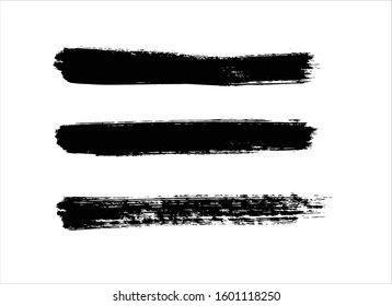 art brush paint stroke background ink black