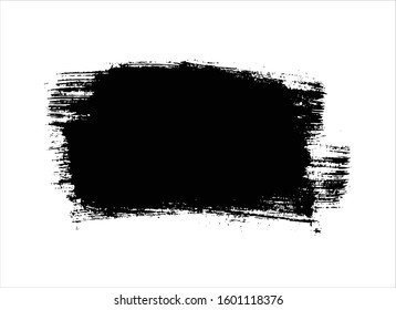 art brush paint stroke background ink black