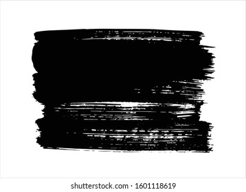 art brush paint stroke background ink black