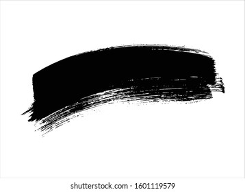 art brush paint stroke background ink black