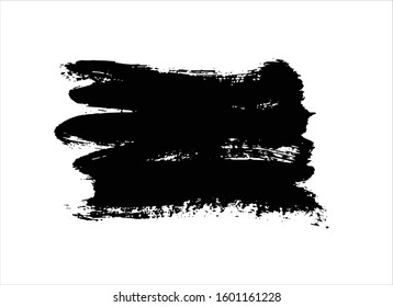 art brush paint stroke background ink black