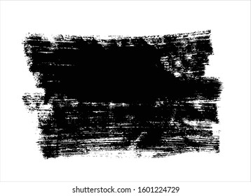 art brush paint stroke background ink black