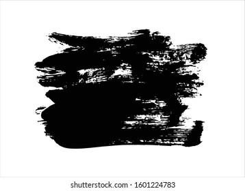 art brush paint stroke background ink black