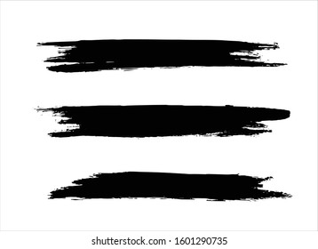 art brush paint stroke background ink black