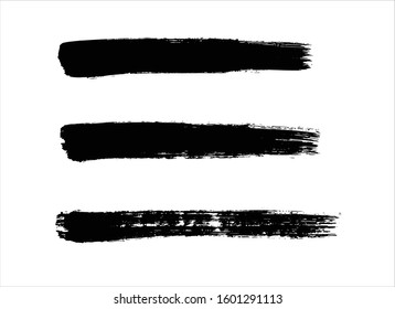 art brush paint stroke background ink black