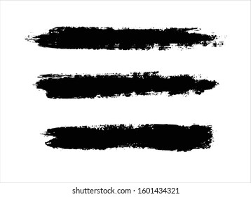 art brush paint stroke background ink black