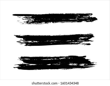 art brush paint stroke background ink black