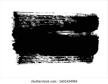 art brush paint stroke background ink black